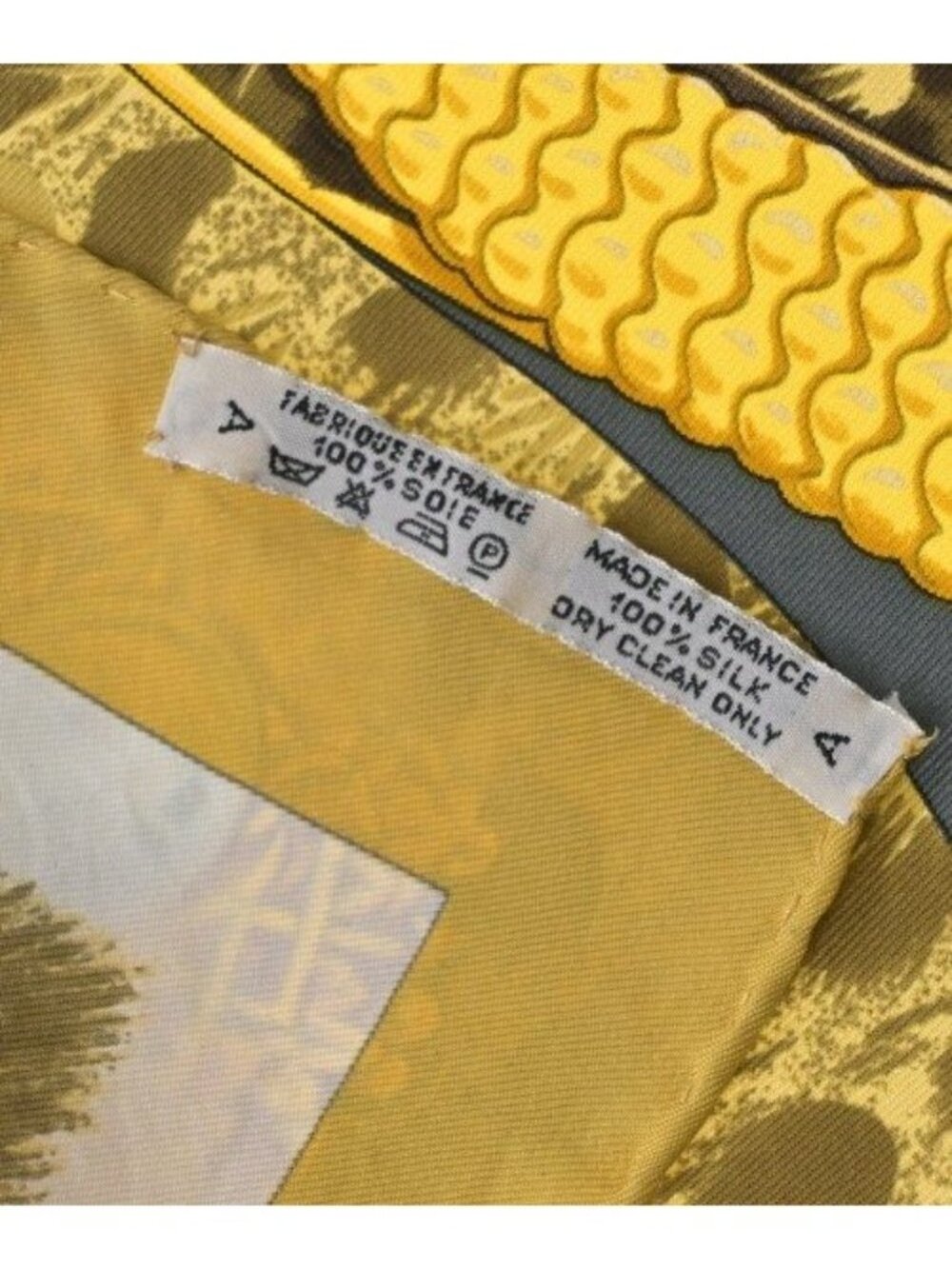 Hermes Bandana Scarf Yellow - Picture 5 of 5